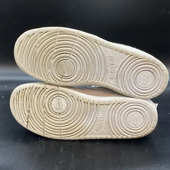 Nike Court Borough Mid 2 Triple White Youth Shoes CD7782-100 GS Size 7Y - Picture 8 of 8